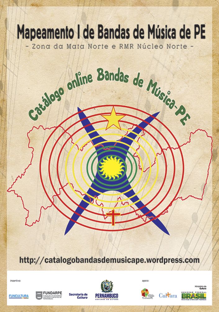 Web Cast E-books  Catálogo online Bandas de Música de Pernambuco (iniciado  em 2009)